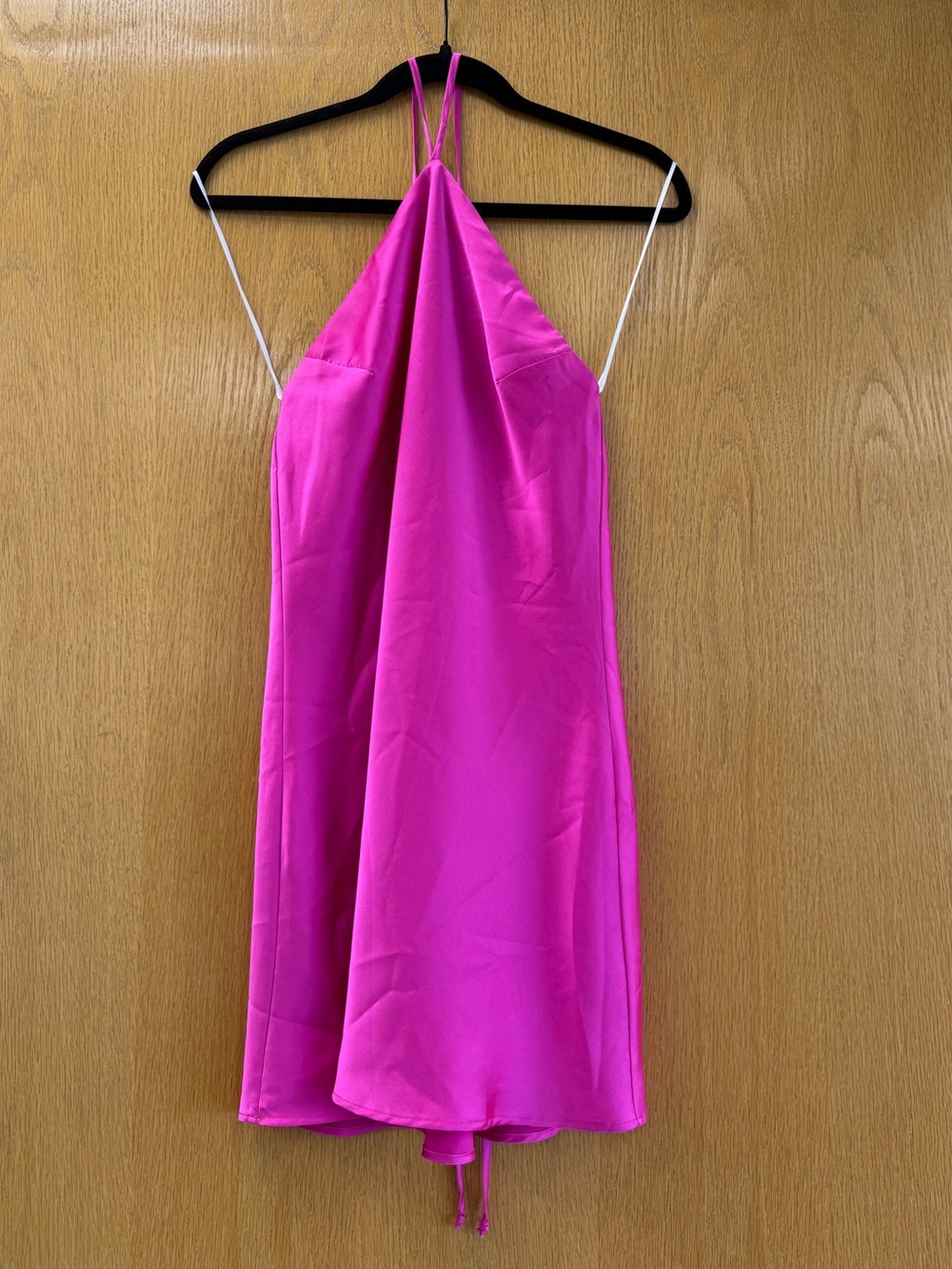 Show me your mumu - Bright Pink Halter Slip Dress